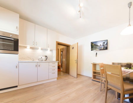 küche ferienwohnung 3 Personen unterkunft sölden