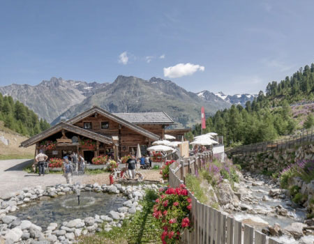 sommer wandern h&uuml;tte unterkunft s&ouml;lden